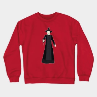 A Wizard with his Magic Wand Crewneck Sweatshirt